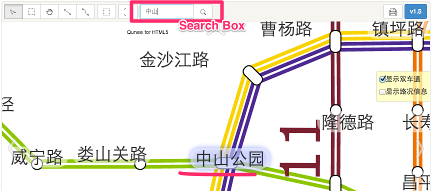 模糊搜索框，动画居中显示